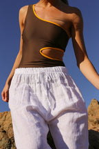 Archie One Piece - Mango/Cocoa - SOMECHIC
