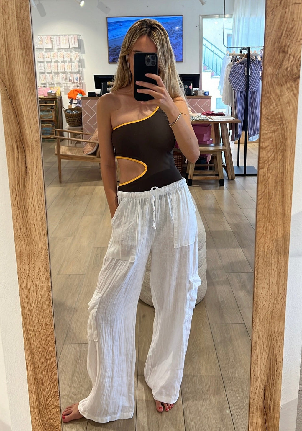 Archie One Piece - Mango/Cocoa - SOMECHIC