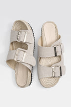 Billie Sandals - Linen - SOMECHIC