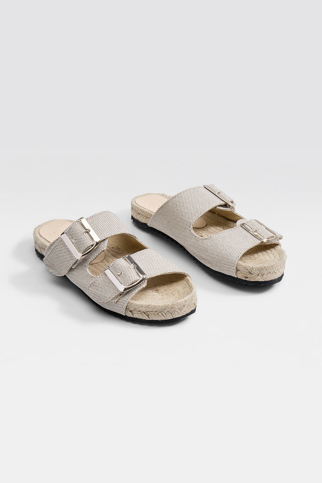 Billie Sandals - Linen - SOMECHIC