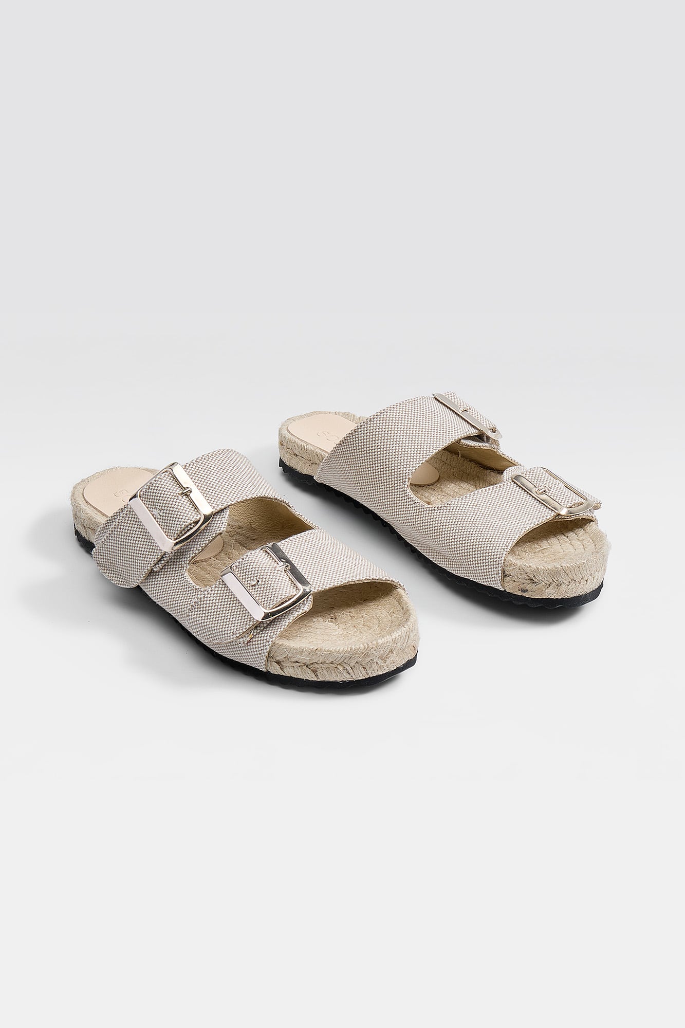 Billie Sandals - Linen - SOMECHIC