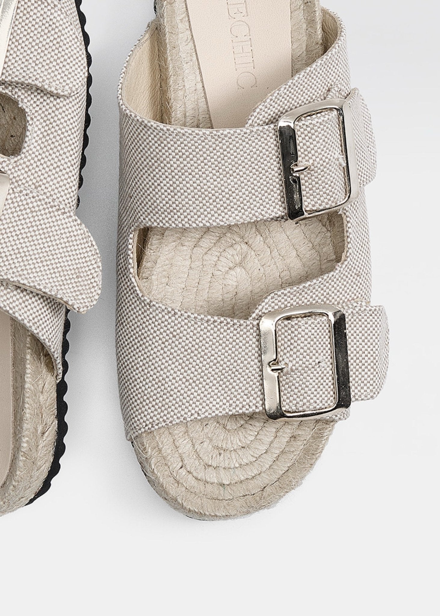 Billie Sandals - Linen - SOMECHIC