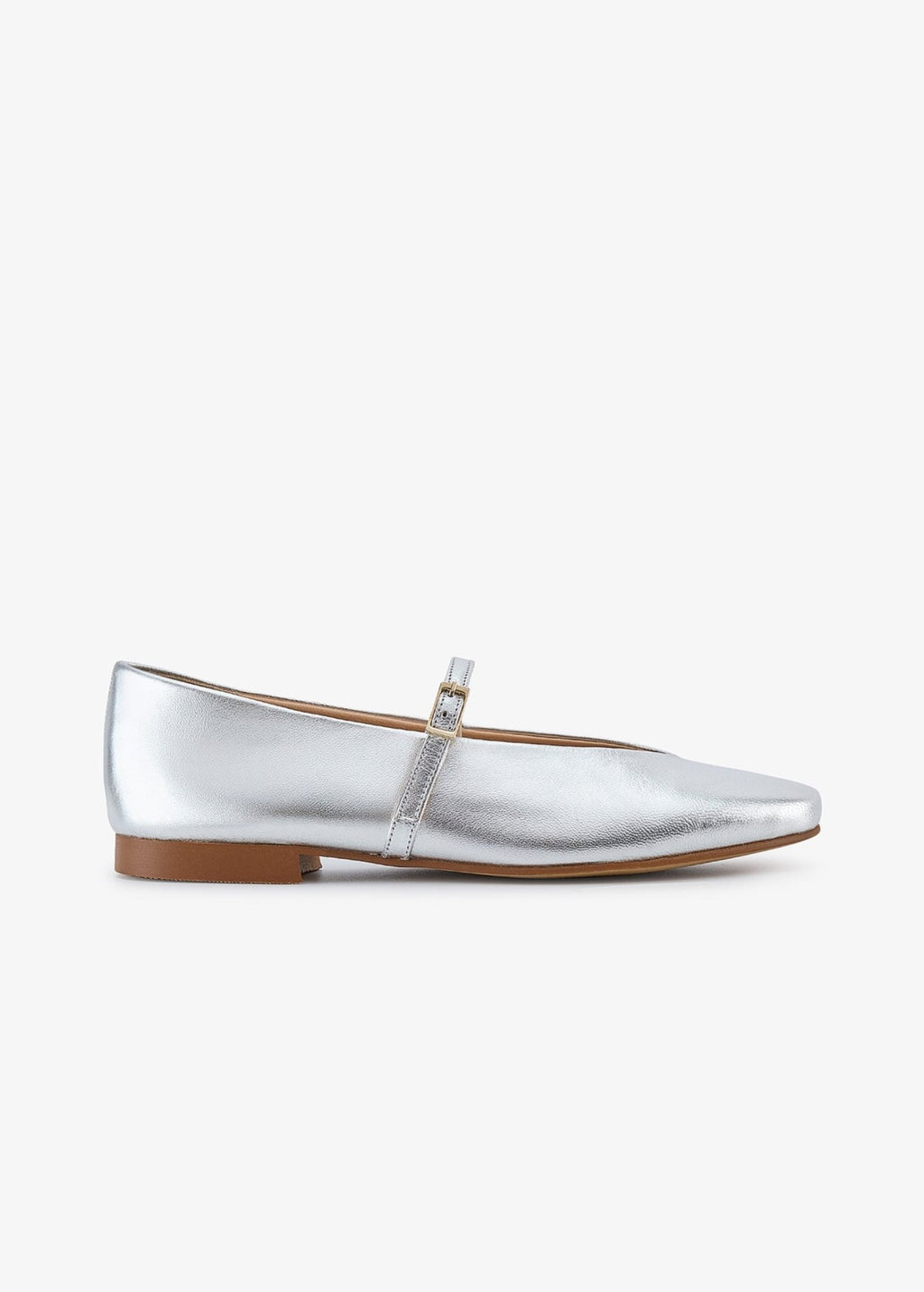 Galia Ballet Flats - Silver - SOMECHIC