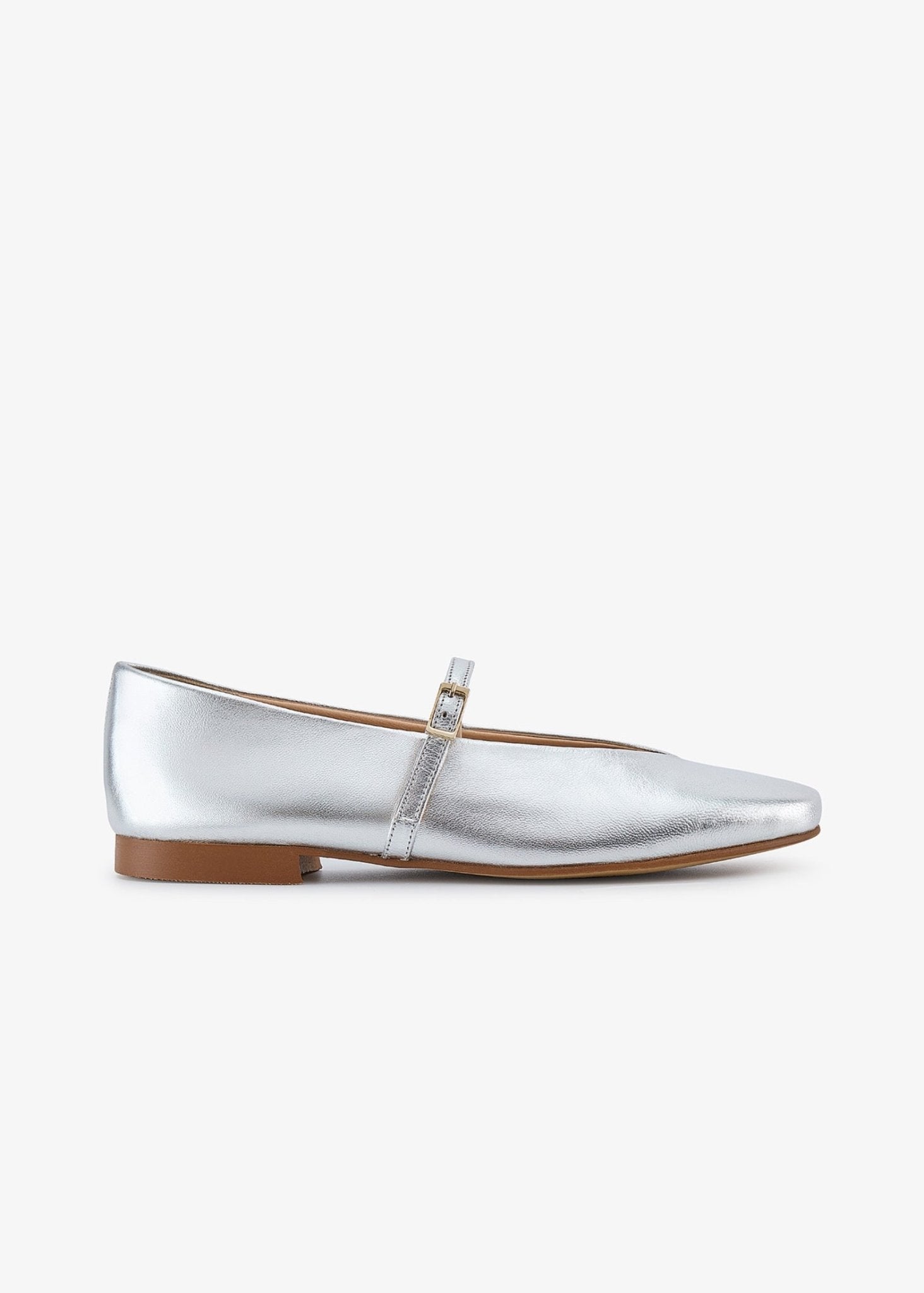 Galia Ballet Flats - Silver - SOMECHIC