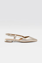 Nicole Ballet Flats - Gold - SOMECHIC