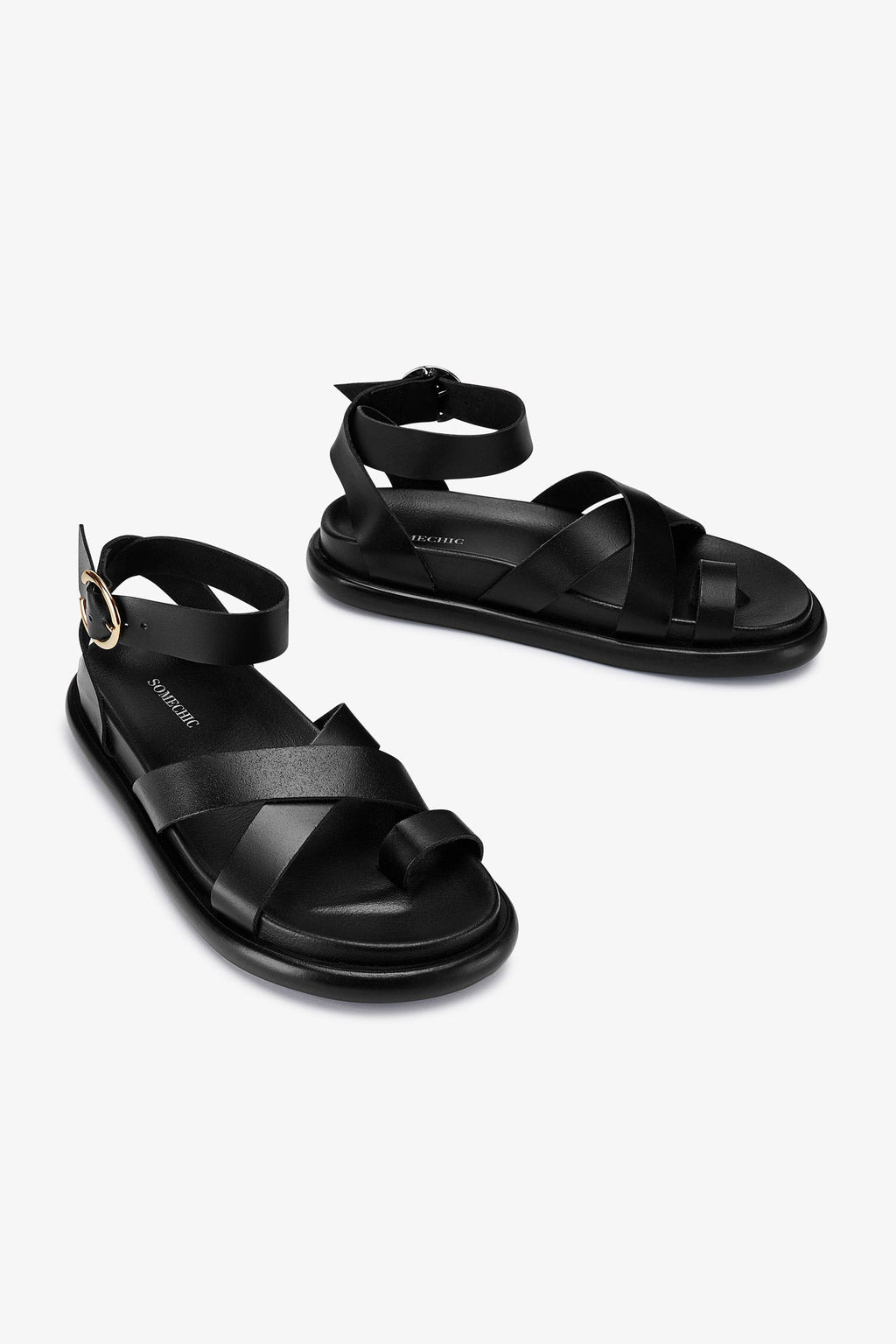 Lenna Sandalia Negro - SOMECHIC